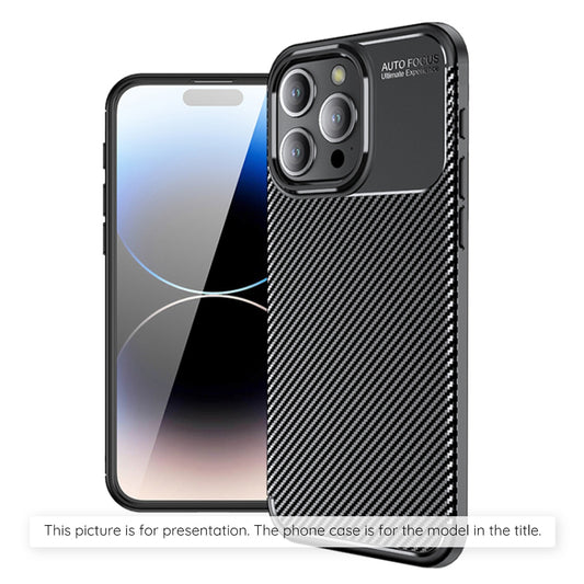 Hülle für Apple iPhone 17 Pro, Techsuit, CarbonFiber, Schwarz