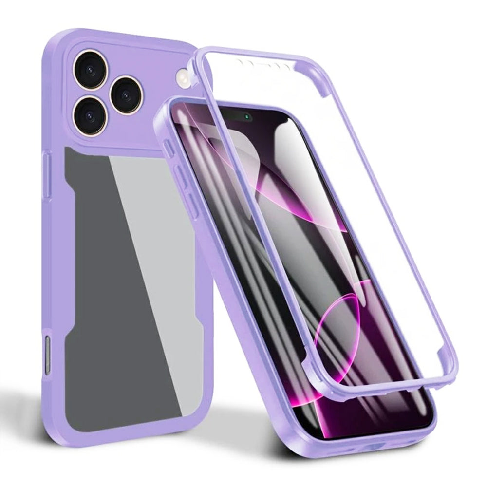 Hülle für Apple iPhone 17 Pro, Techsuit, ColorVerse 360, Lila