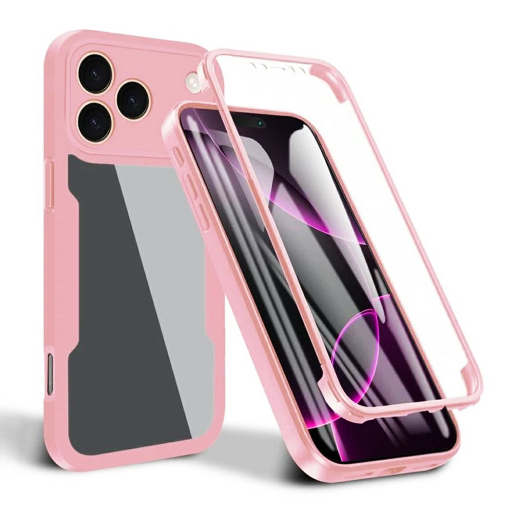 Hülle für Apple iPhone 17 Pro, Techsuit, ColorVerse 360, Rosa