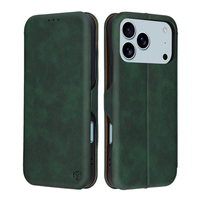 Hülle für Apple iPhone 17 Pro, Techsuit, Safe Wallet Plus, Grün
