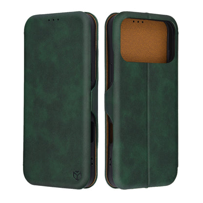 Hülle für Apple iPhone 17 Pro, Techsuit, Safe Wallet Plus, Grün