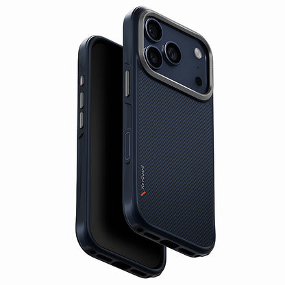 MagSafe Hülle für Apple iPhone 17 Pro, UNIQ, Keva MagClick, Marineblau
