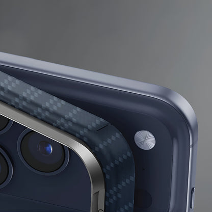 MagSafe Hülle für Apple iPhone 17 Pro, UNIQ, Keva MagClick, Marineblau