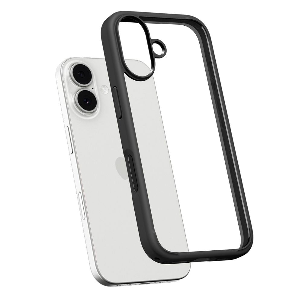 Hülle für Apple iPhone 17, Spigen, Ultra Hybrid, Mattschwarz