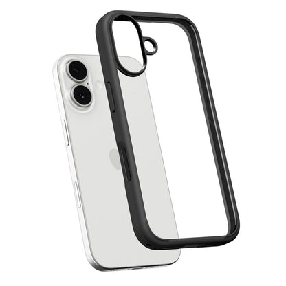 Hülle für Apple iPhone 17, Spigen, Ultra Hybrid, Mattschwarz
