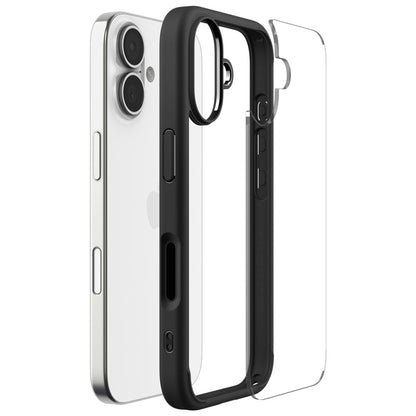 Hülle für Apple iPhone 17, Spigen, Ultra Hybrid, Mattschwarz