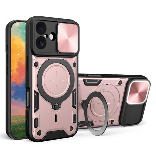 Hülle für Apple iPhone 17, Techsuit, CamGuard Pro, Roségold