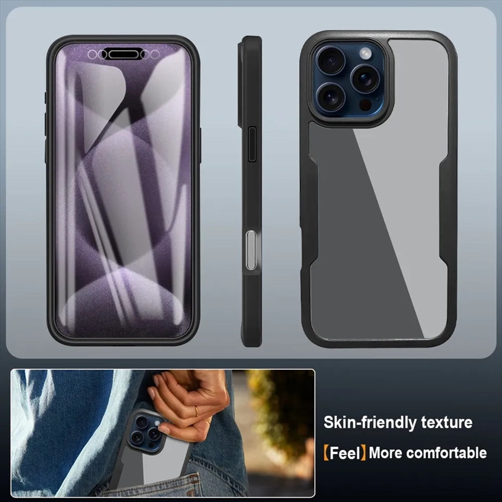 Hülle für Apple iPhone 17, Techsuit, ColorVerse 360, Blau