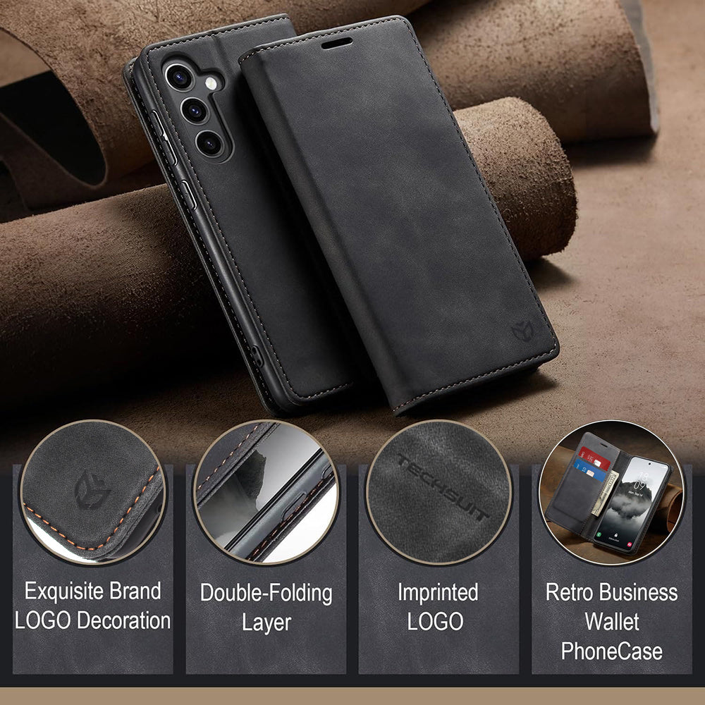 Hülle für Apple iPhone 17, Techsuit, Confy, Schwarz