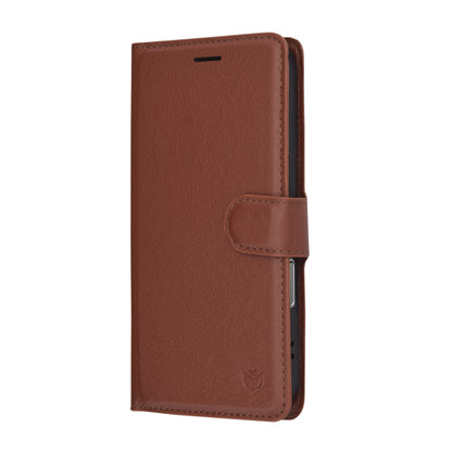 Hülle für Apple iPhone 17, Techsuit, Leather Folio, Braun