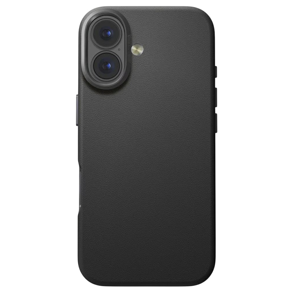 Hülle für Apple iPhone 17, UNIQ, Lyden Leatherette, Schwarz
