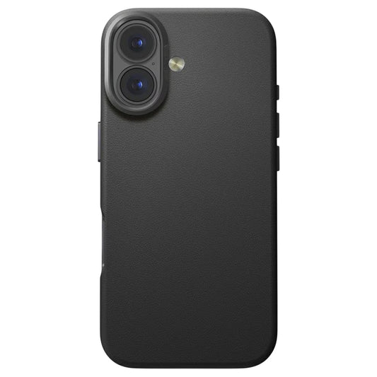 Hülle für Apple iPhone 17, UNIQ, Lyden Leatherette, Schwarz