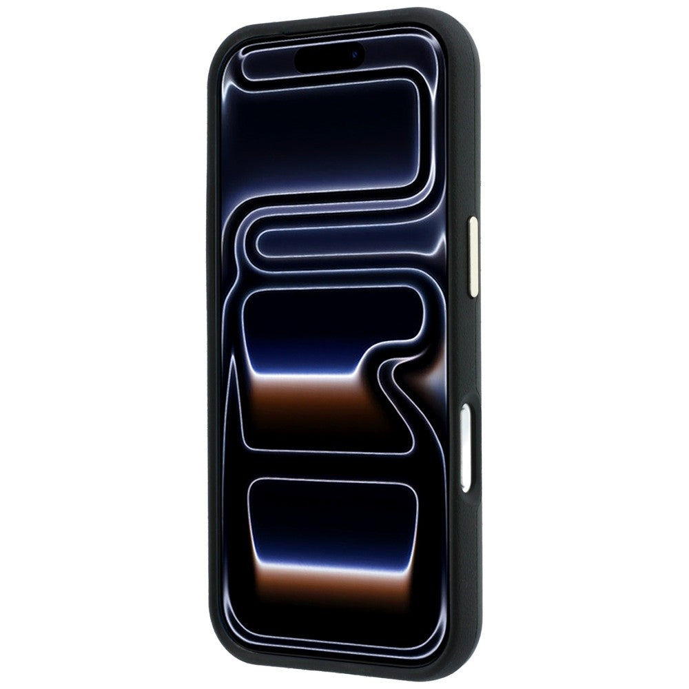Hülle für Apple iPhone 18 Pro / 17 Pro, Guess, Glattes großes Strass-Logo, Weinrot