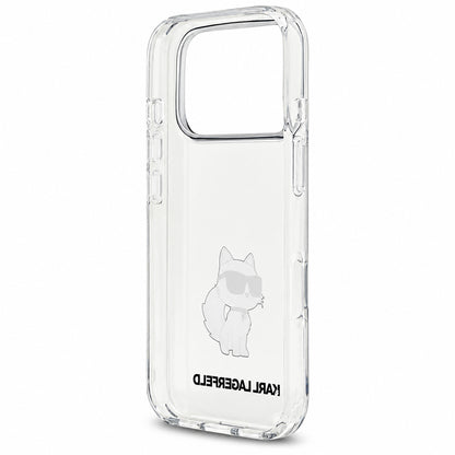 Case for Apple iPhone 18 Pro / 17 Pro, Karl Lagerfeld, IML Choupette NFT, Transparent