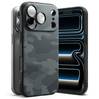 Hülle für Apple iPhone 18 Pro / 17 Pro, Ringke, Onyx, Tarnung