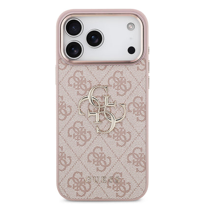 Hülle für Apple iPhone 18 Pro Max / 17 Pro Max, Guess, 4G Big Classic Logo, Rosa