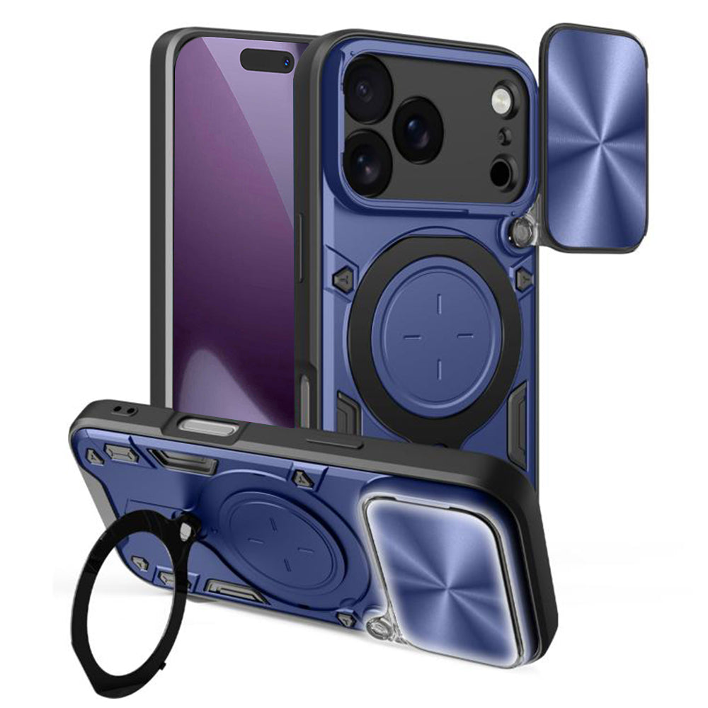 Hülle für Apple iPhone 18 Pro Max / 17 Pro Max, Techsuit, CamGuard Pro, Blau