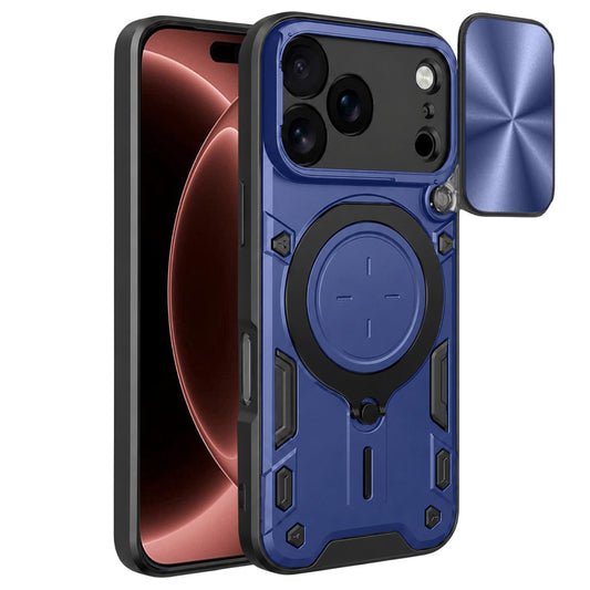 Hülle für Apple iPhone 18 Pro Max / 17 Pro Max, Techsuit, CamGuard Pro, Blau