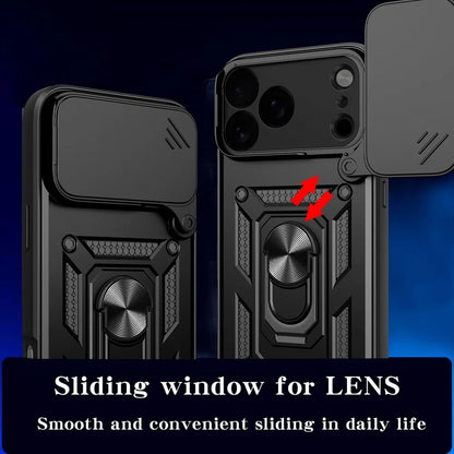 Hülle für Apple iPhone 18 Pro Max / 17 Pro Max, Techsuit, CamShield, Schwarz