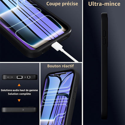 Hülle für Apple iPhone 18 Pro Max / 17 Pro Max, Techsuit, ColorVerse 360, Schwarz