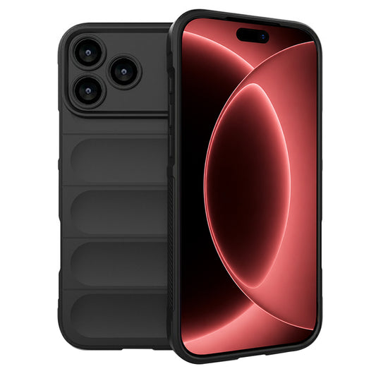 Hülle für Apple iPhone 18 Pro Max / 17 Pro Max, Techsuit, Magic Shield, Schwarz
