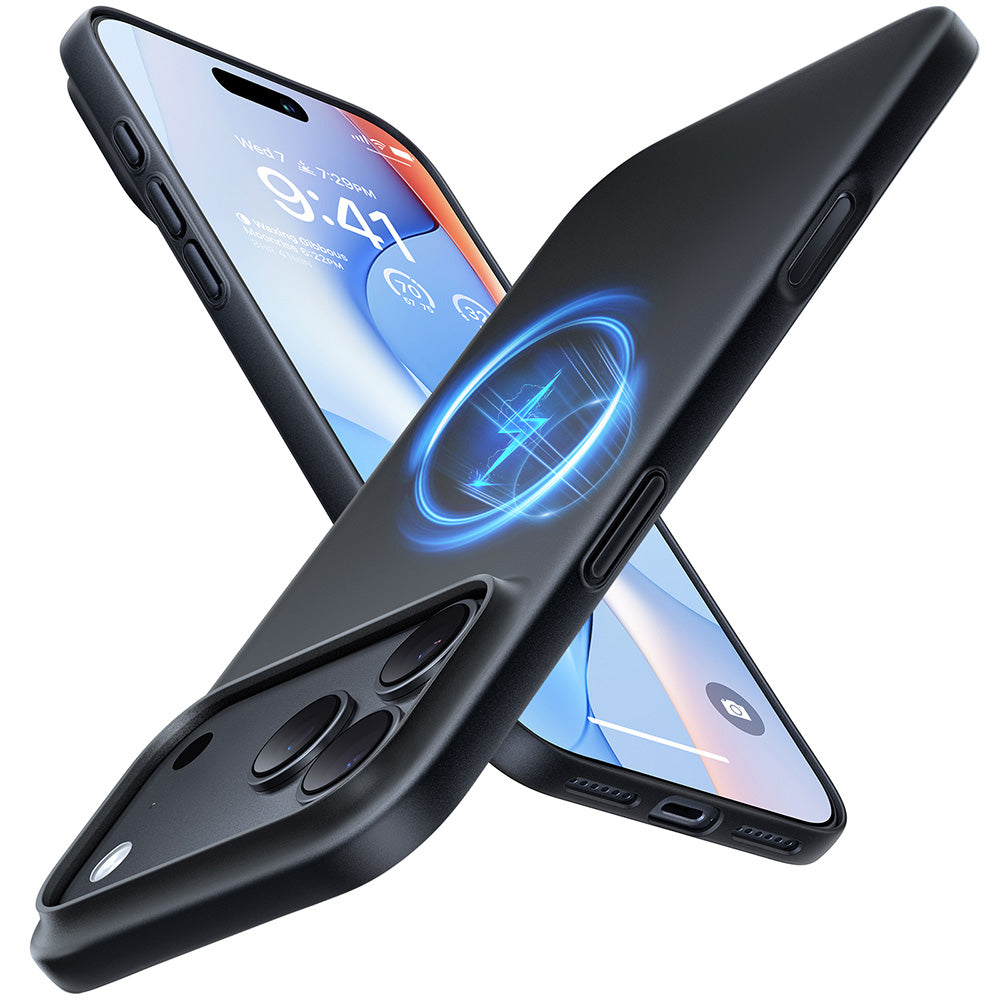 MagSafe-Hülle für Apple iPhone 18 Pro Max / 17 Pro Max, Torras, OriginFit, Schwarz