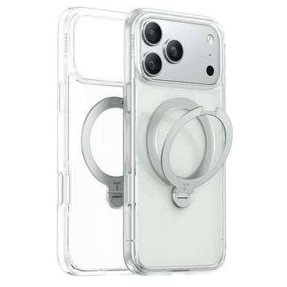 MagSafe-Hülle für Apple iPhone 18 Pro Max / 17 Pro Max, Torras, Ostand Spin, Transparent
