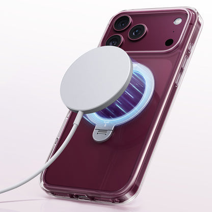 MagSafe-Hülle für Apple iPhone 18 Pro Max / 17 Pro Max, Torras, Ostand Spin, Transparent