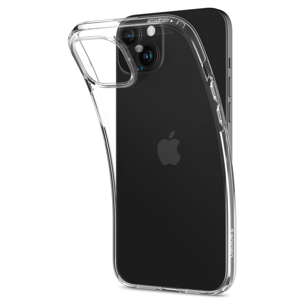 Hülle für Apple iPhone 15, Spigen, Liquid Crystal, Transparent