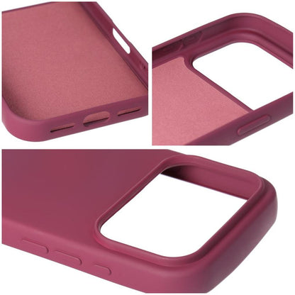 Hülle für Apple iPhone 18 Pro Max / 17 Pro Max, OEM, Silikon, Weinrot