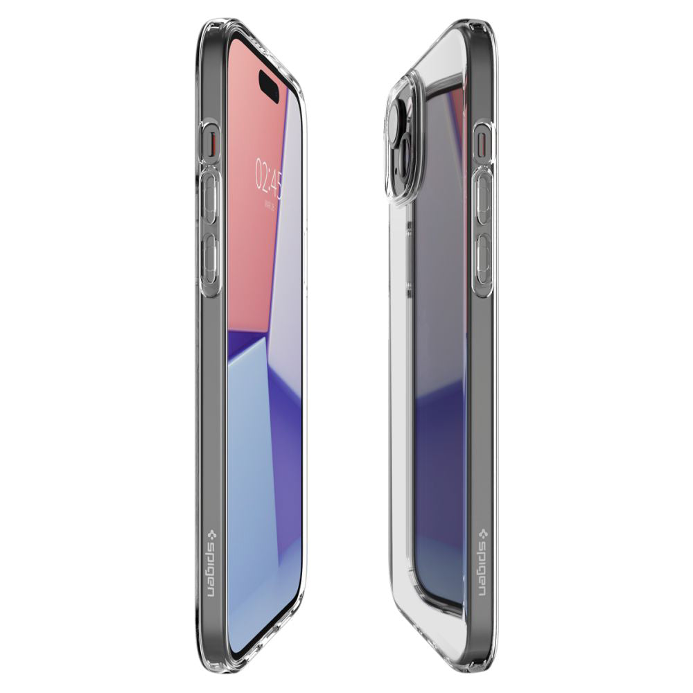 Hülle für Apple iPhone 15, Spigen, Liquid Crystal, Transparent