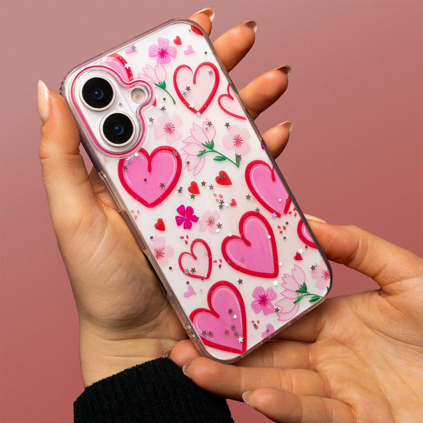 Case for Apple iPhone 16 Pro Max, OEM, Ultra Trendy Love 1, Multicolor