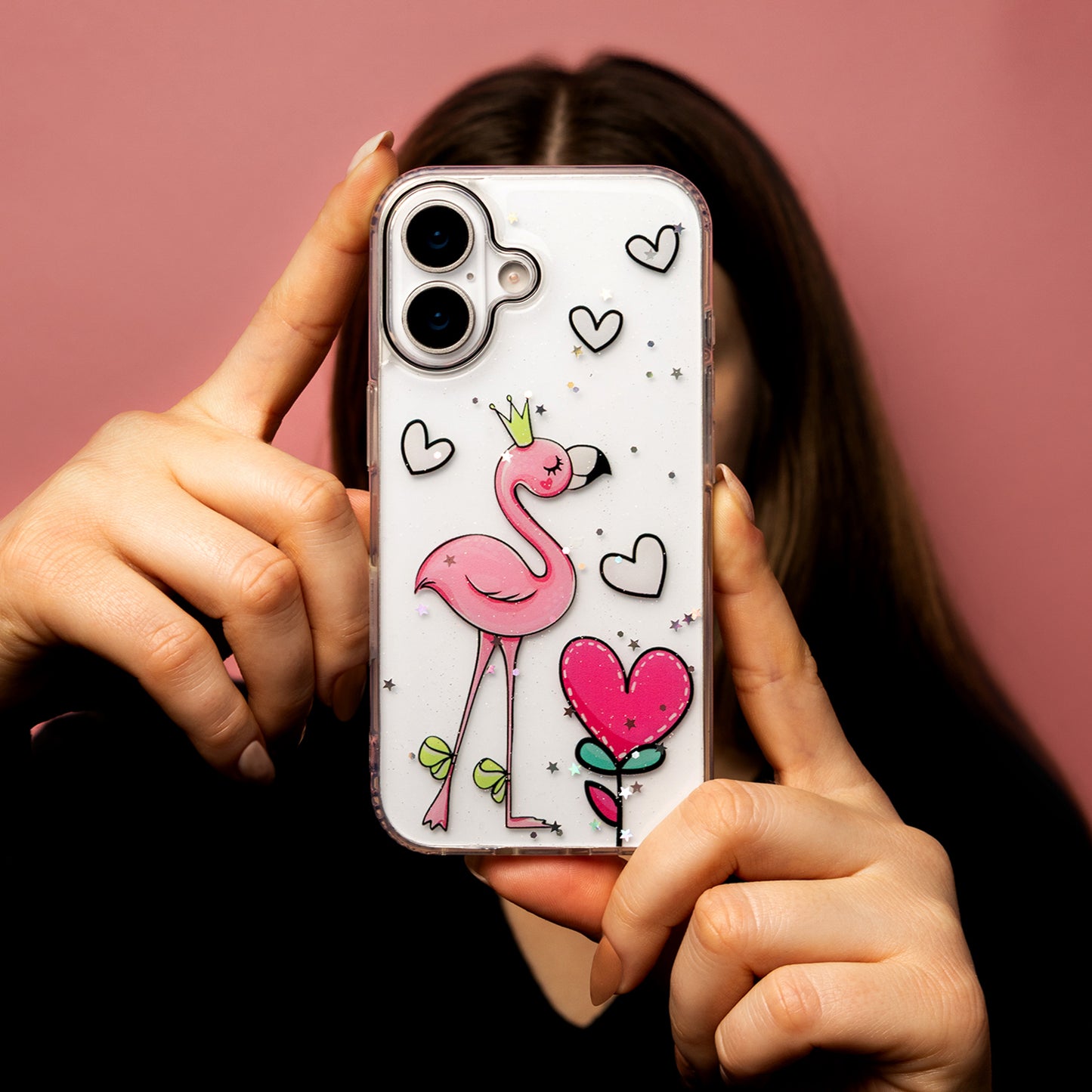 Hülle für Apple iPhone 16 Pro Max, OEM, Ultra Trendy Love 2, Mehrfarbig
