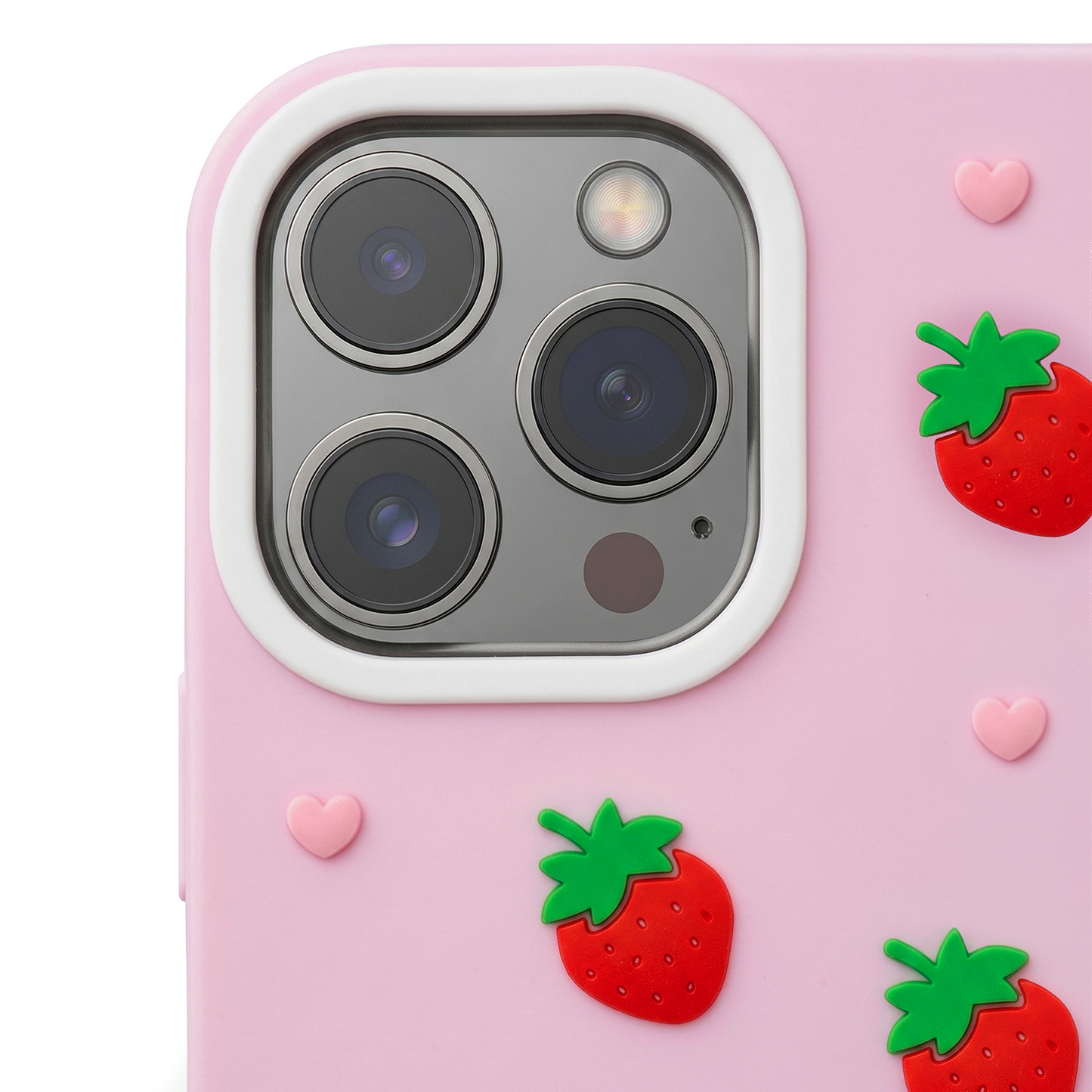Hülle für Apple iPhone 15 Pro / 14 Pro, OEM, Strawberry, Rosa