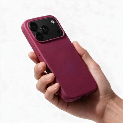 Hülle für Apple iPhone 18 Pro Max / 17 Pro Max, OEM, Silikon, Weinrot