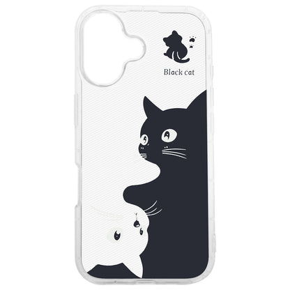 Hülle für Apple iPhone 17 Pro Max, OEM, Ultra Trendy Cat, Schwarz