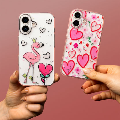 Hülle für Apple iPhone 14 Pro, OEM, Ultra Trendy Love 2, Mehrfarbig