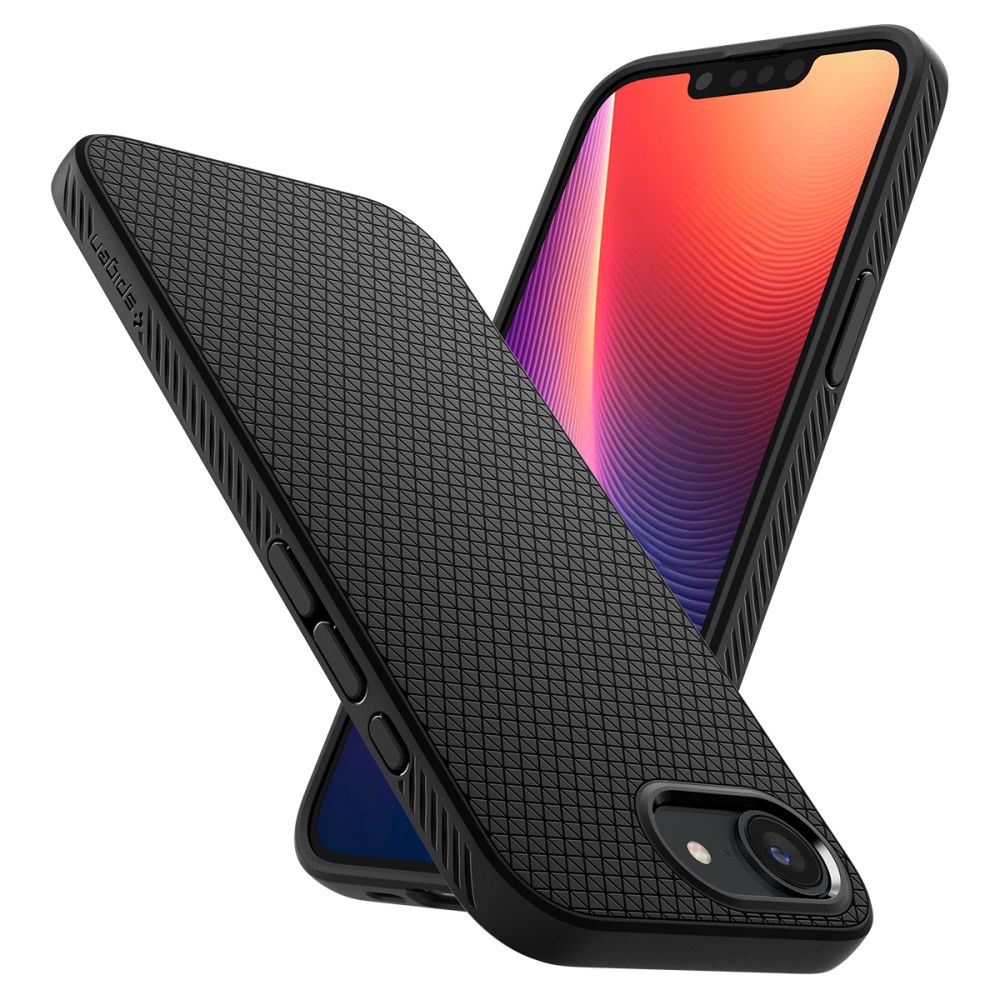 Hülle für Apple iPhone 17e / 16e, Spigen, Liquid Air, Schwarz ACS09161