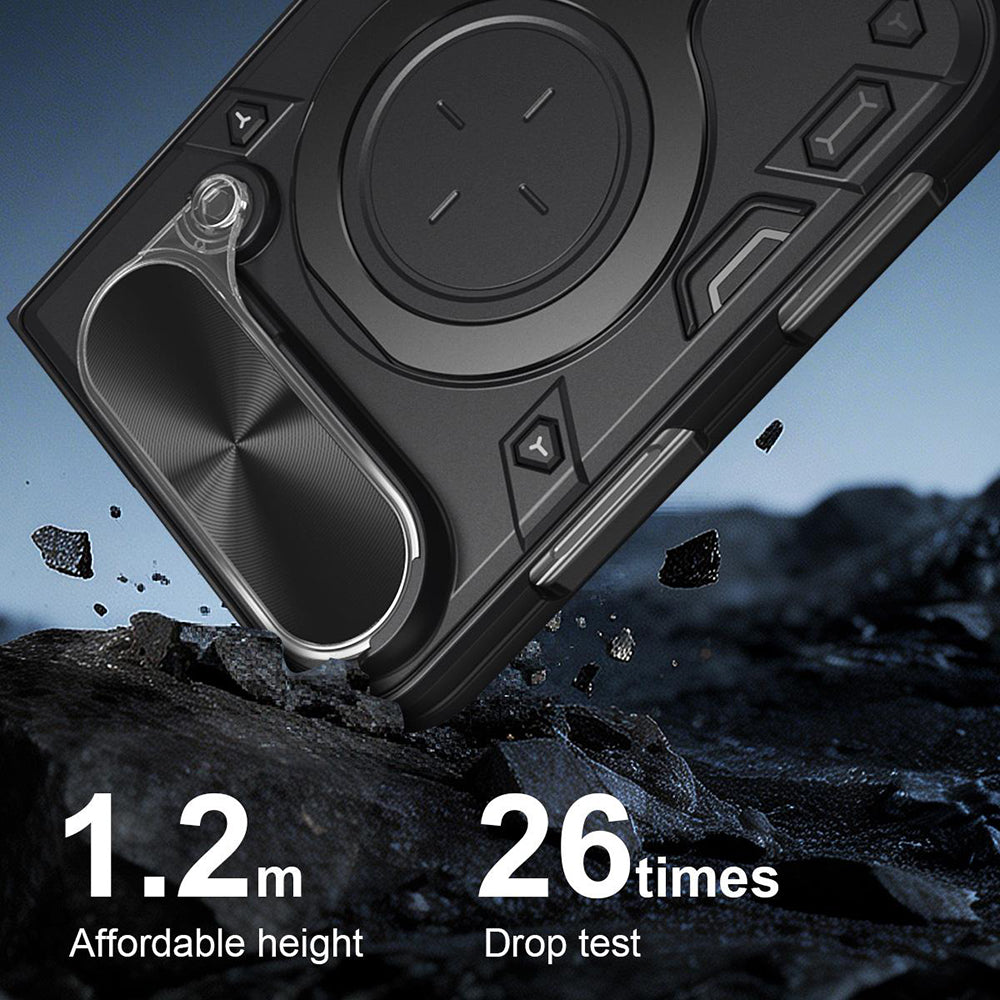 Hülle für Apple iPhone Duo, Techsuit, CamGuard Pro, Schwarz