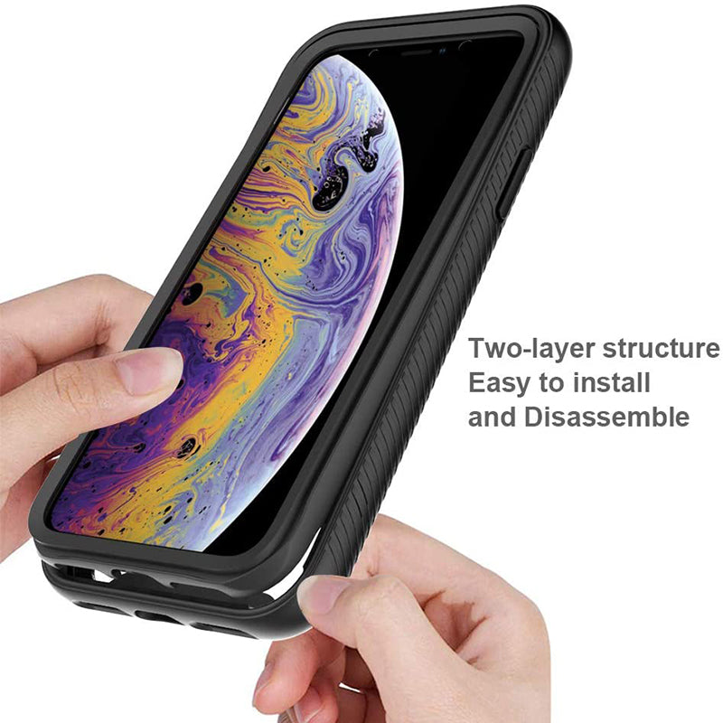 Hülle für Apple iPhone SE (2016) / 5 / 5s, Techsuit, Defense360 Pro, Schwarz