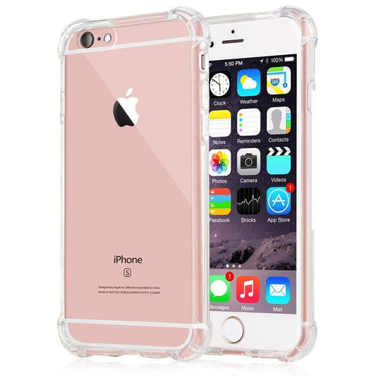 Hülle für Apple iPhone SE (2016) / 5 / 5s, Techsuit, stoßfest klar, transparent