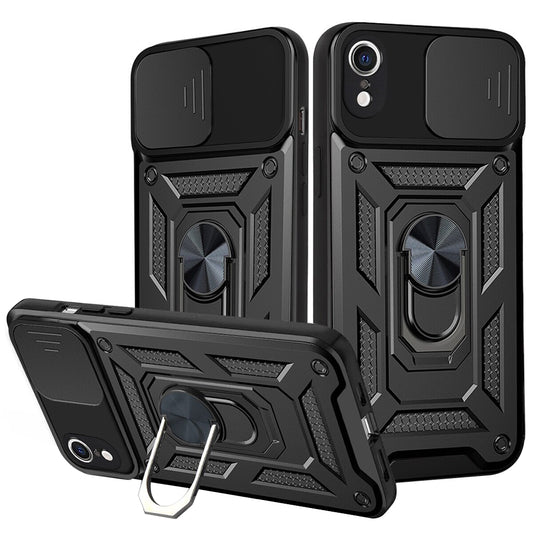 Hülle für Apple iPhone XR, Techsuit, CamShield, Schwarz