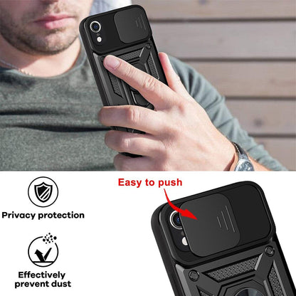 Hülle für Apple iPhone XR, Techsuit, CamShield, Schwarz