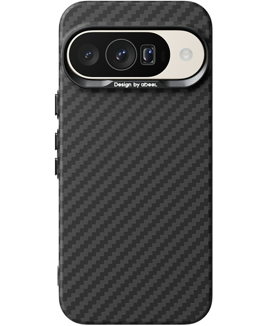 Hülle für Google Pixel 10 Pro / 10, Abeei, Carbon Minimalistisch, Schwarz