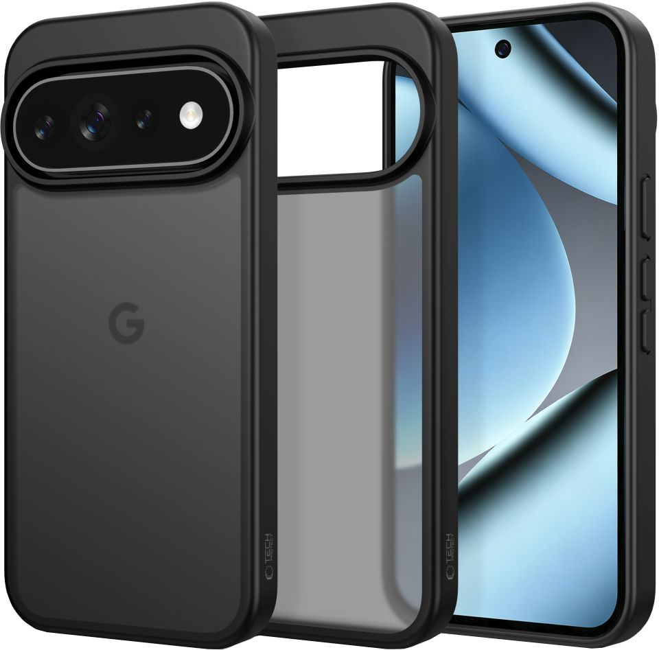 Hülle für Google Pixel 11 Pro / 11 / 10 Pro / 10 / 9, Tech-Protect, Magmat, Matt Schwarz