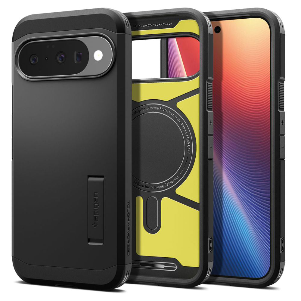 Hülle für Google Pixel 10 Pro / 10, Spigen, Tough Armor, Schwarz