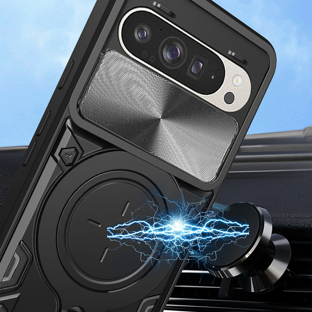 Case for Google Pixel 10 Pro / 10, Techsuit, CamGuard Pro, Rose Gold