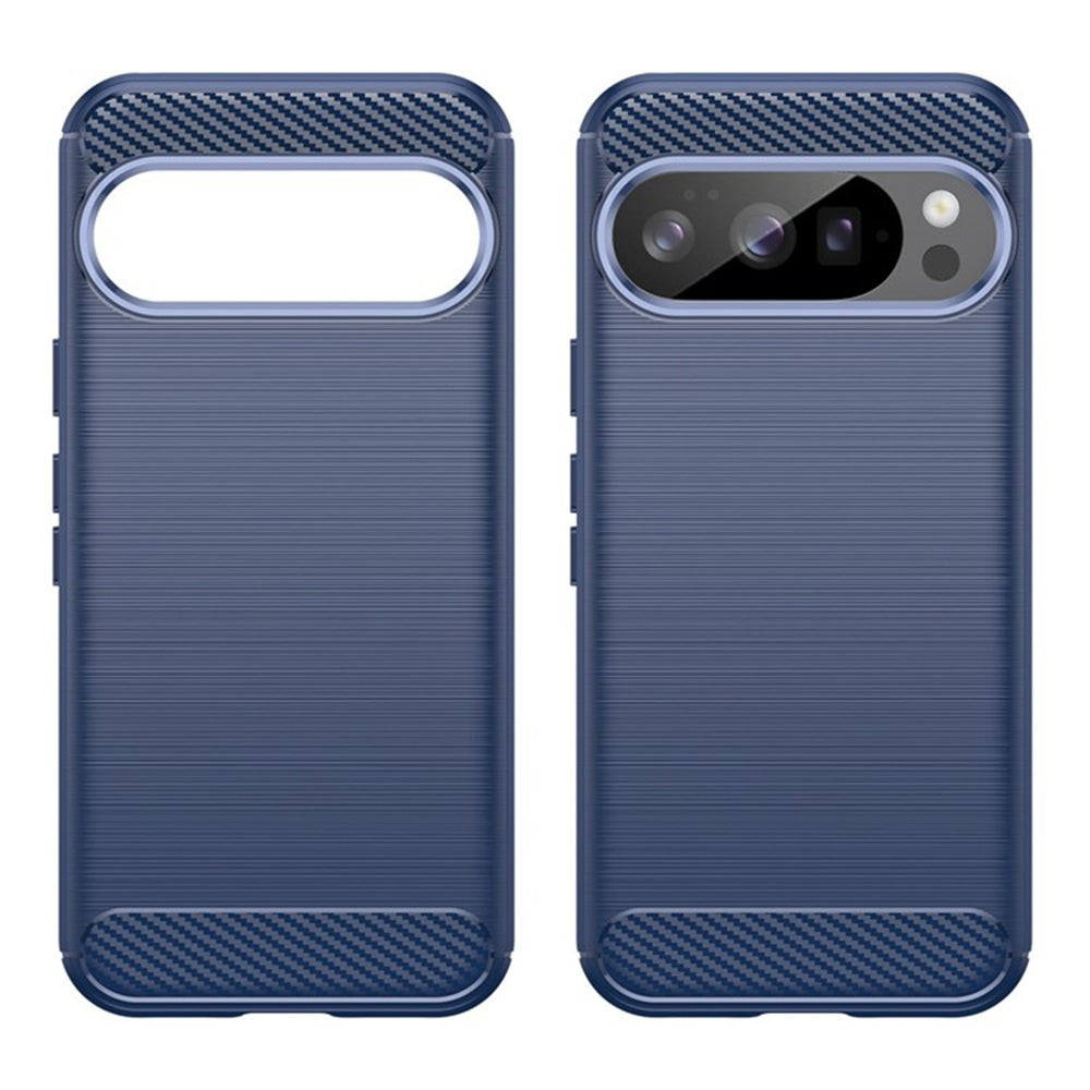 Hülle für Google Pixel 10 Pro / 10, Techsuit, Carbon, Blau
