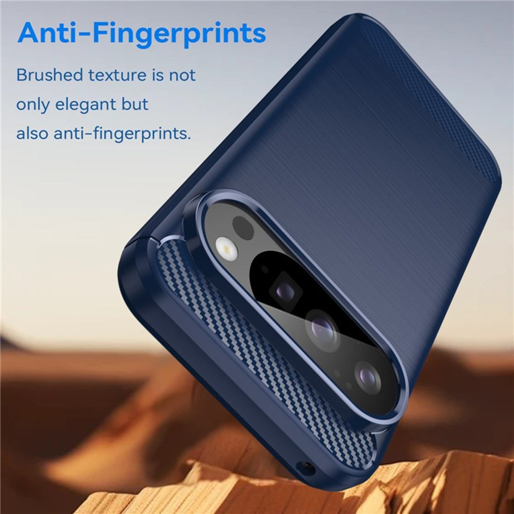 Hülle für Google Pixel 10 Pro / 10, Techsuit, Carbon, Blau