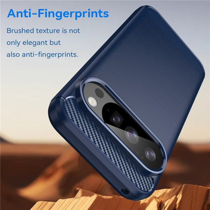 Hülle für Google Pixel 10 Pro / 10, Techsuit, Carbon, Blau